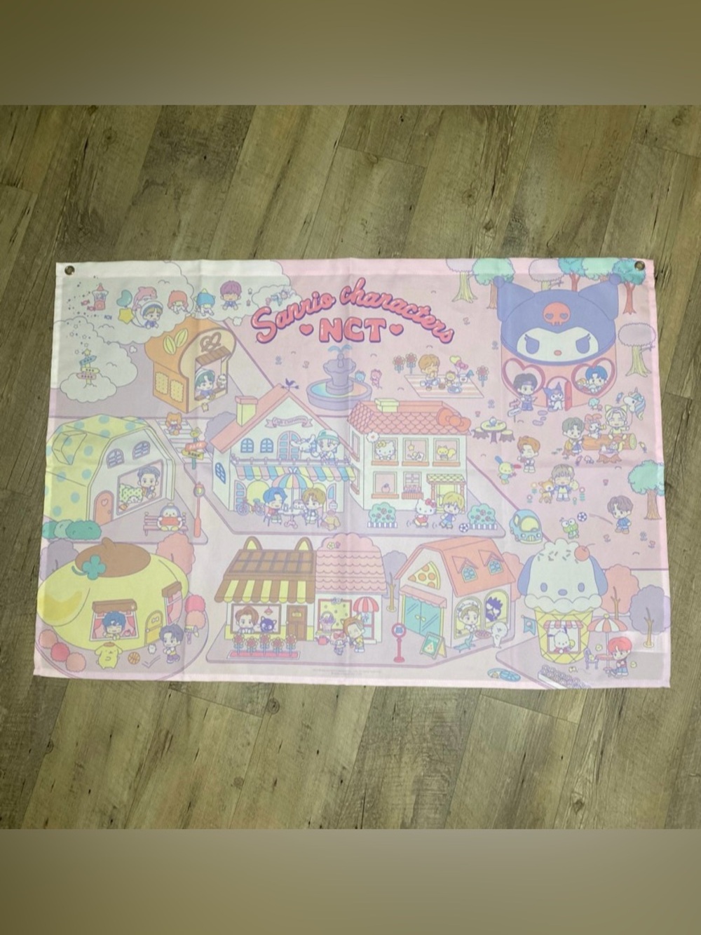 NCT x Sanrio Characters Fabric Poster 38” x 26.5”